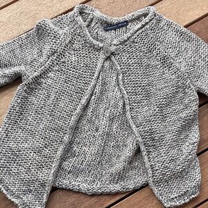 Women's Open Front Knit Cardigan - Gray